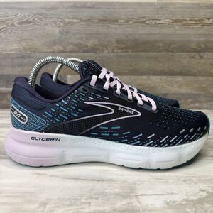 Brooks Glycerin 20 Women's Size 9B Blue White Running Shoes Sneakers 1203691B499